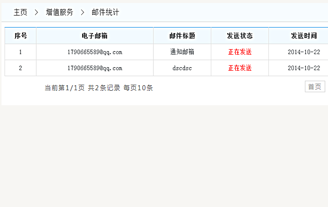 郵件統(tǒng)計
